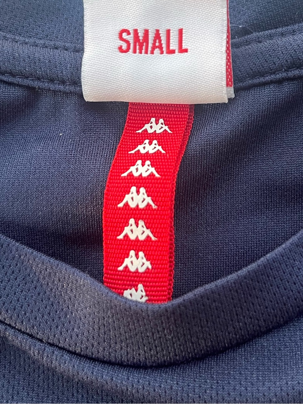 Vintage Kappa Soccer Jersey Tee Navy Logo Y2K Sportswear - Picture 6 of 7